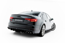 Audi S4 Sedan / Avant B9 2016-2019 Bakre Diffuser (Med Splitters) V.1 Maxton Design